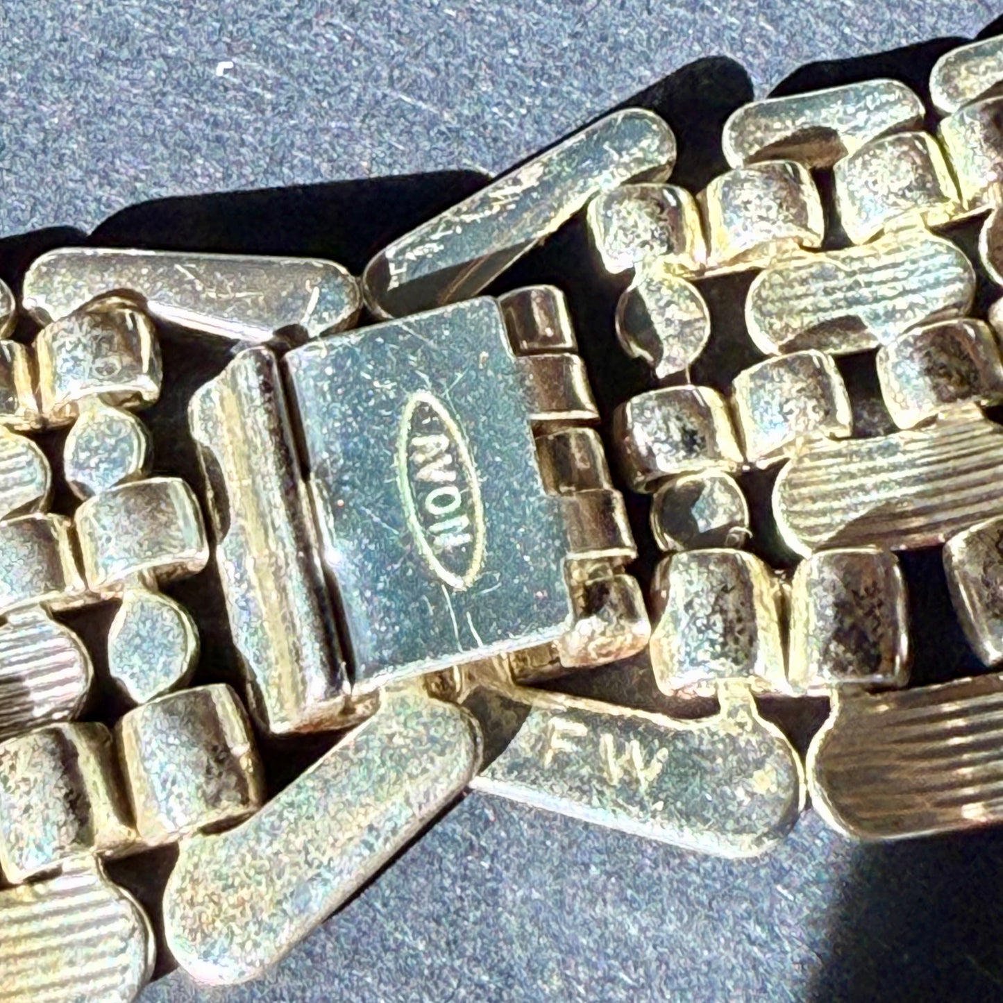 Vintage Avon Silver Plated Panther Necklace