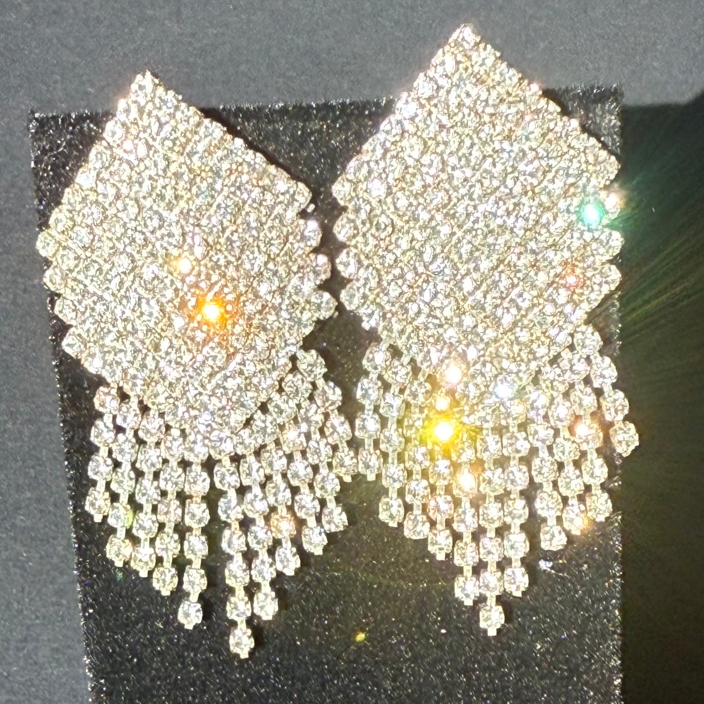 Stunning Vintage Rhinestone Earrings