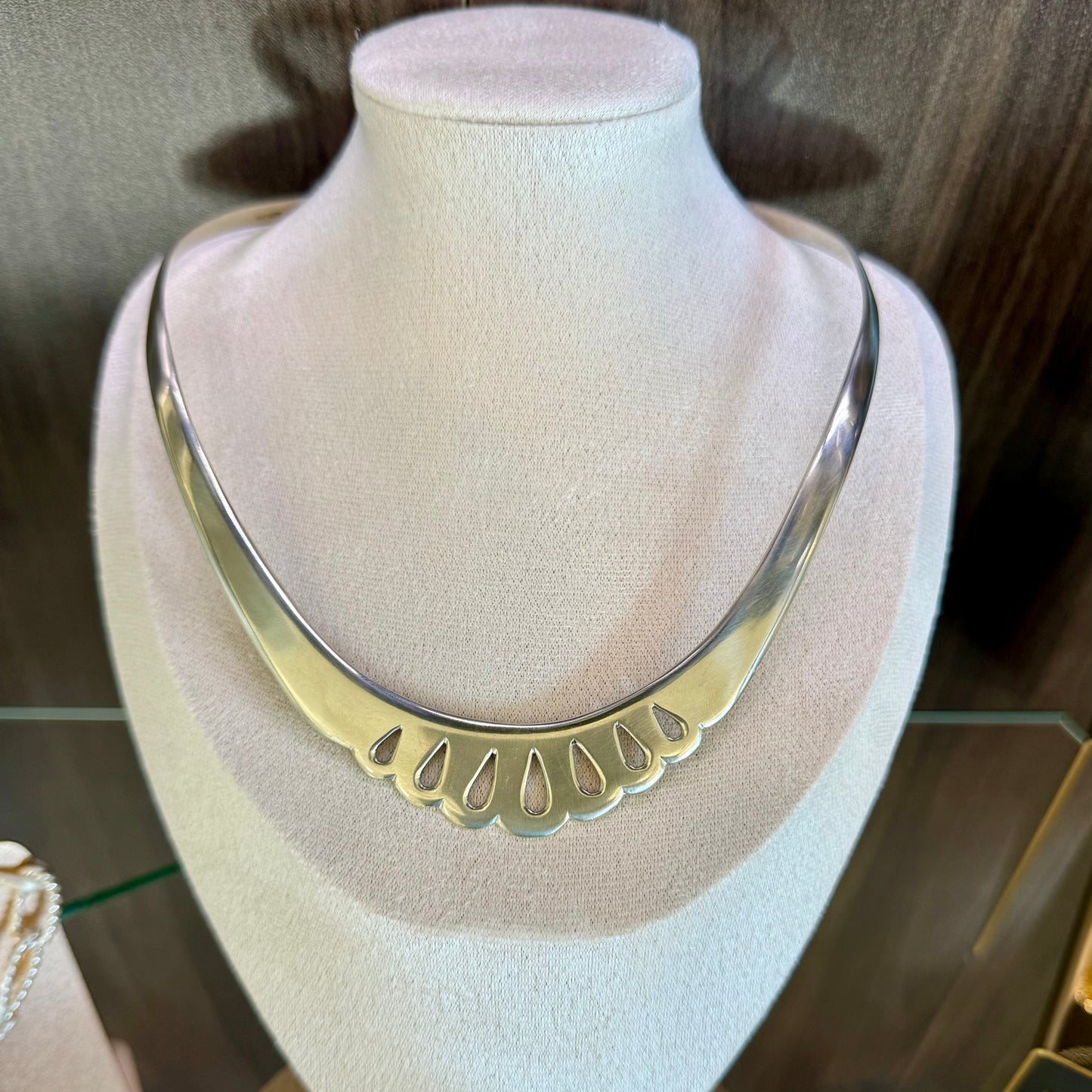 Sterling Silver Collar Necklace