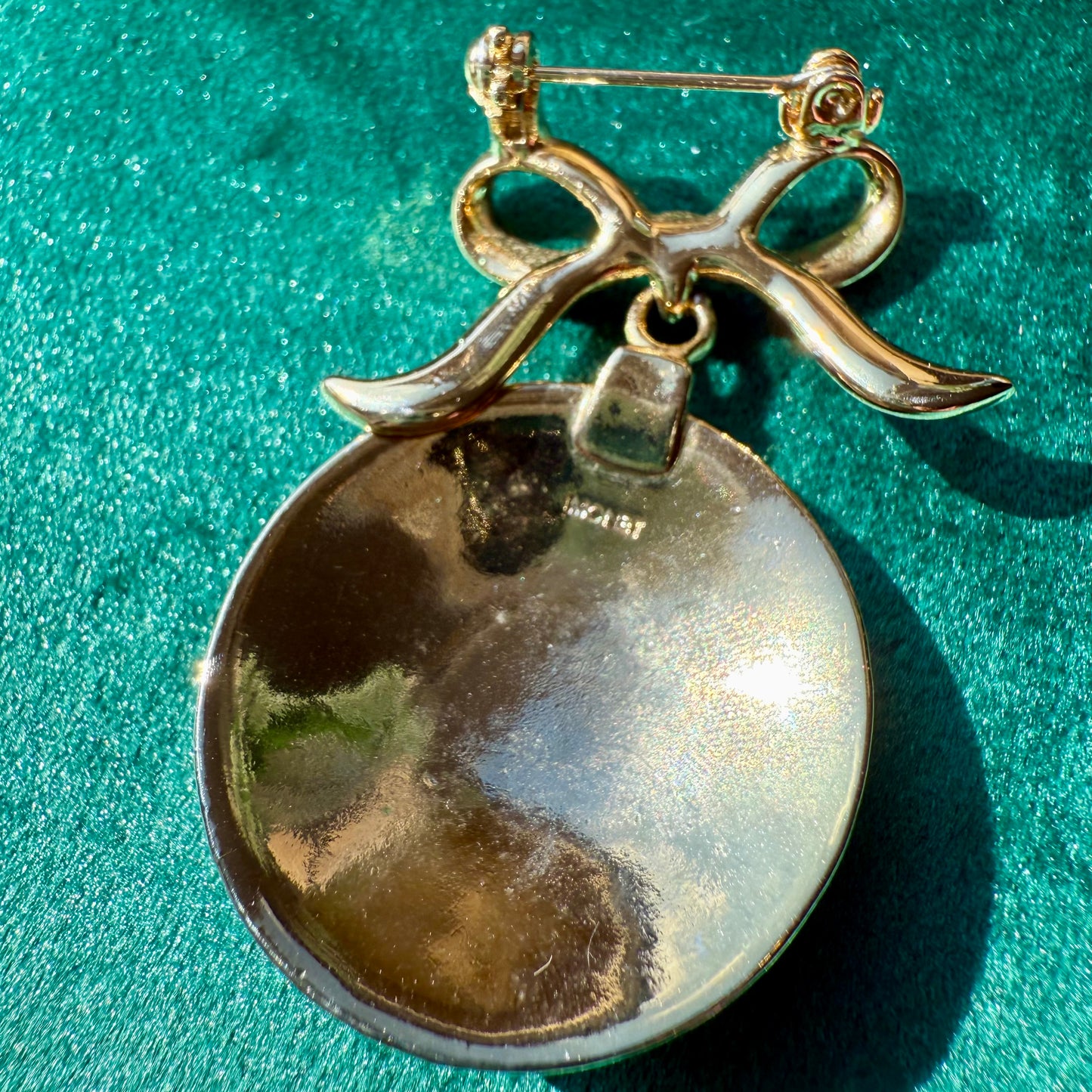 Monet Vintage Holiday Ornament Brooch